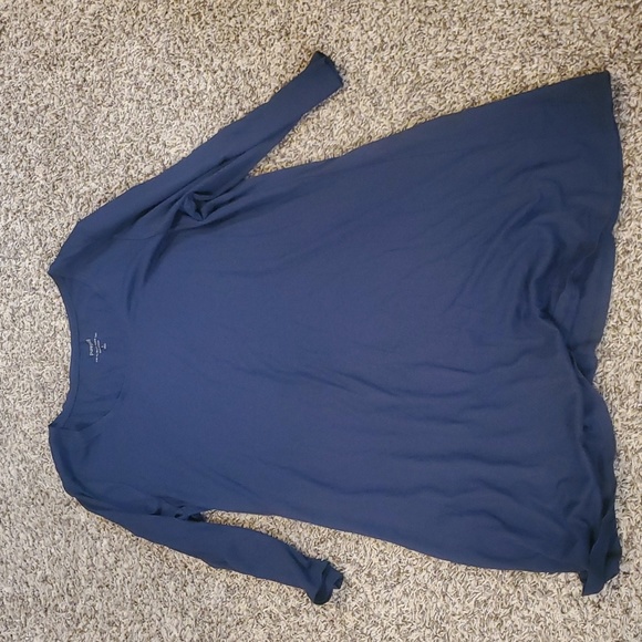 J. Jill Tops Jjill Pure Jill Ballet Tunic Navy Lt Poshmark